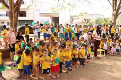 Imagem da notícia Educação no trânsito: escolas de Chapadão do Sul promovem campanha para valorizar a vida